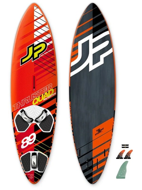 JP Thruster Quad 76l 2016 inkl boardbag och fenor (beganad), ej fri frakt i gruppen Windsurf / Vindsurfingbrädor / Begagnade hos Surfspot Sweden AB (JPthruster76)