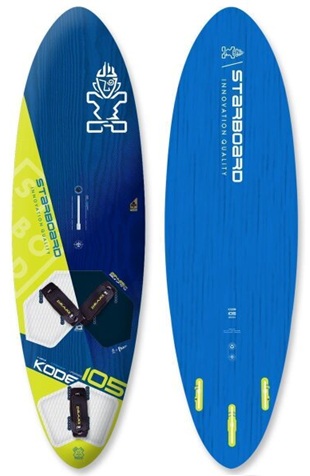 Starboard Kode 115 2022 (Begagnad, ej fri frakt) i gruppen Vindsurfing / Vindsurfingbrädor / Begagnade hos Surfspot Sweden AB (Kode1152022)