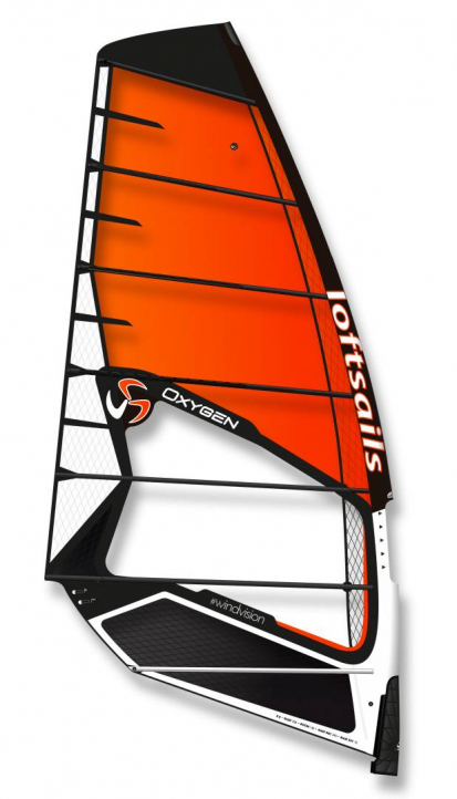 Loftsails Oxygen 2023 Orange i gruppen Vindsurfing / Segel hos Surfspot Sweden AB (LS060010480-R)