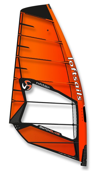 Loftsails Switchblade Orange 2023 i gruppen Vindsurfing / Segel / Nya segel 2023 och äldre hos Surfspot Sweden AB (LS060012670M)