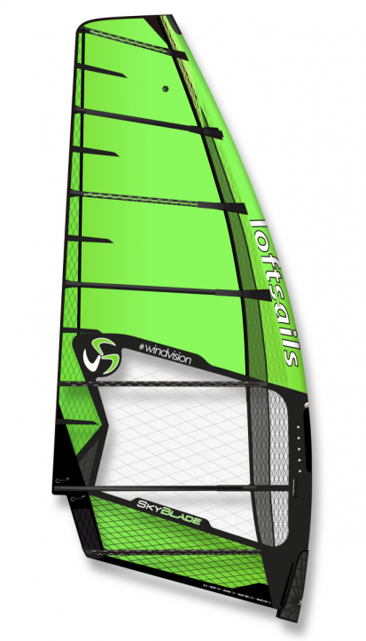 Loftsails Skyblade Green 2022 i gruppen Vindsurfing / Segel / Nya segel 2023/2024 hos Surfspot Sweden AB (LS060012920M)