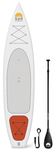 SUN 11.6 Spirit Thermo, paket med paddel och leash i gruppen SUP / SUP brädor / Race/Touring (Hårda) hos Surfspot Sweden AB (NST-116)
