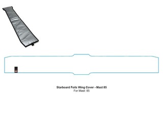 Starboard Foils Mast Cover - Mast 72 i gruppen Foil / Wing foil / Tillbehör Wingfoil / Bagar och skydd för Vingfoil hos Surfspot Sweden AB (PARTS-COVER-M72-001)