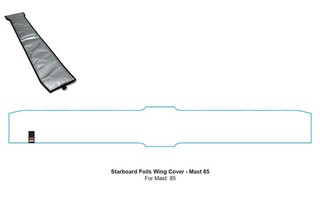 Starboard Foils Mast Cover - Mast 95 i gruppen Foil / Foil Vindsurfing / Bagar och skydd Vindsurffoil hos Surfspot Sweden AB (PARTS-COVER-M95)