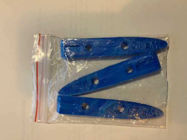 F4 Rear Shims Wingfoil (Increase) i gruppen Foil / Wingfoil / Delar för uppgradering och reparation / Delar och reservdelar wingfoil hos Surfspot Sweden AB (REAR_SHIMS-42_20)