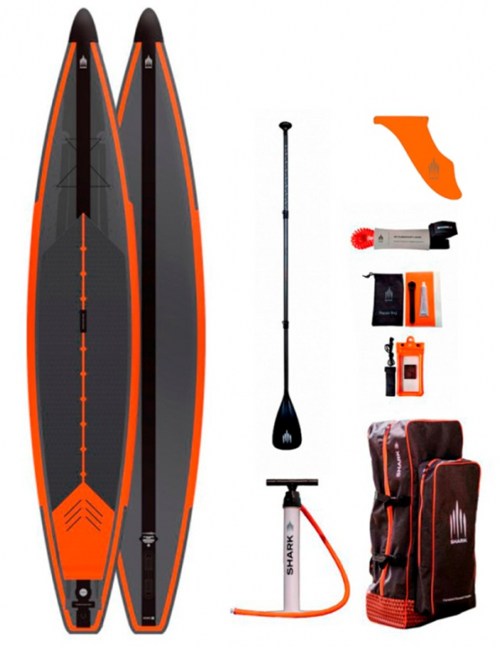 Shark SUP Race 12 6 x 27 (uppblåsbar) i gruppen SUP / SUP brädor / Race/Touring (Uppblåsbara)  hos Surfspot Sweden AB (SRW381-22)