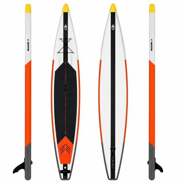 Shark SUP Race 14 x 27 (uppblåsbar) i gruppen SUP / SUP brädor / Race/Touring (Uppblåsbara) hos Surfspot Sweden AB (SRW426-22)