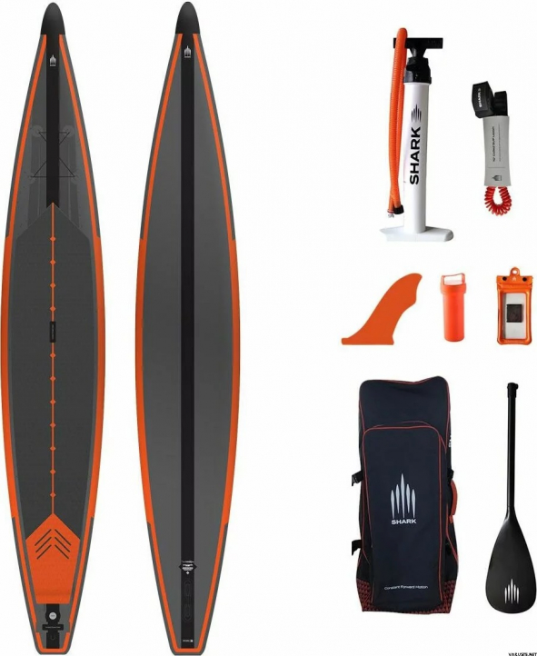 Shark SUP Touring Pro 14 x 29 (uppblåsbar) i gruppen SUP / SUP brädor hos Surfspot Sweden AB (STW426-22)