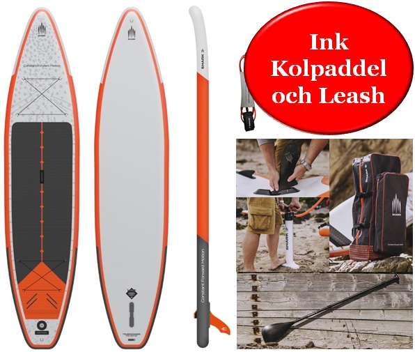 Shark SUP Adventure 12 6 x 34 (uppblåsbar) i gruppen SUP / SUP bräda hos Surfspot Sweden AB (STWS3812)