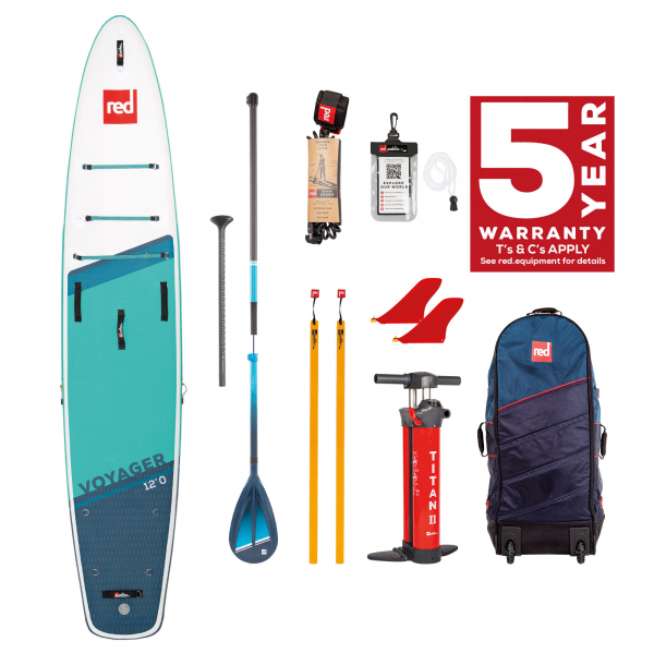 Red Paddle Voyager 12 RPC Package i gruppen SUP / SUP bräda hos Surfspot Sweden AB (SU3303012022HT)