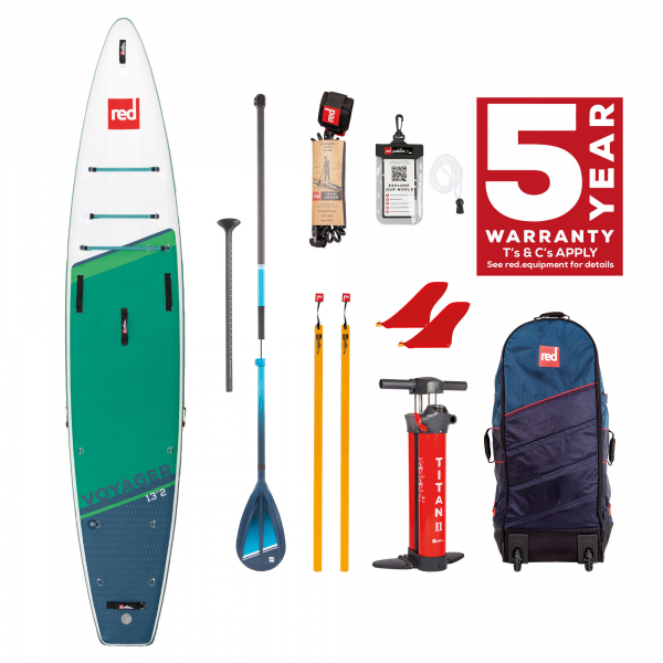 Red Paddle Voyager 13.2 RPC Package i gruppen SUP / SUP bräda hos Surfspot Sweden AB (SU3303013222HT)