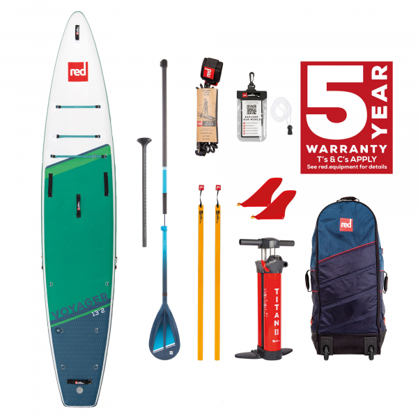 Red Paddle Voyager 13.2 RPC Package i gruppen SUP / SUP brädor hos Surfspot Sweden AB (SU3303013222HT)