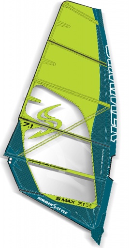 Simmer S-max S-Max 8.5 Gul (Restparti) i gruppen Windsurf / Segel / Nya segel 2024 och äldre hos Surfspot Sweden AB (Simmer-2637)