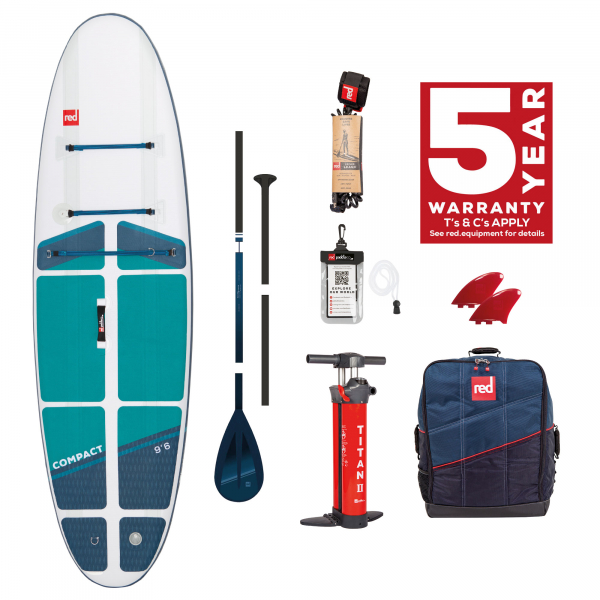 Red Paddle Co 9.6 x 32 Compact Paket i gruppen SUP / SUP bräda hos Surfspot Sweden AB (U3302009622PK)