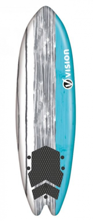 Vision Spark Fish 6 2 med stringers i gruppen Vågsurf / Vågsurfbrädor / Softboards hos Surfspot Sweden AB (VNSSP62)