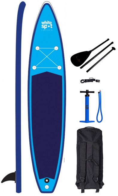 Whitespot SUP 12 6 x 30 Blå (uppblåsbar) i gruppen SUP / SUP brädor hos Surfspot Sweden AB (WS126)
