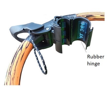 AL360 rubber hinge i gruppen Vindsurfing / Riggdelar / Bommar / Delar till bommar hos Surfspot Sweden AB (al360rubber)