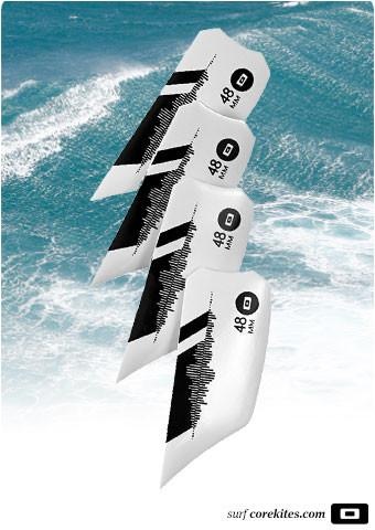Core Equalizer G10 Fin (48mm), pris styck i gruppen Kite / Reservdelar kiteutrustning / Kitefenor hos Surfspot Sweden AB (corequiali48)