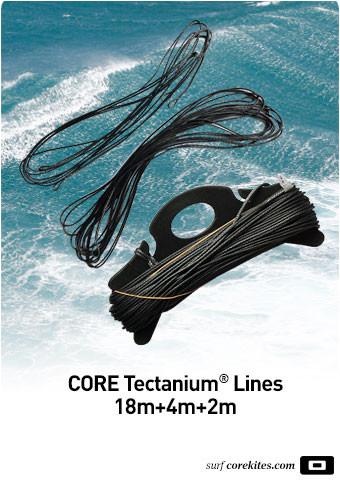 Core SENSOR Tectanium Vario Frontlines Set 18+4+2m i gruppen Kite / Tillbehör Kite / Kitelinor hos Surfspot Sweden AB (cortec1842f)