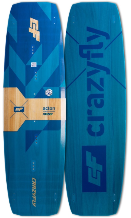 Crazyfly Acton kitebräda Blå (Utgående) i gruppen Kite / Kitebrädor / Freeride hos Surfspot Sweden AB (crazacton)