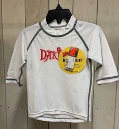 Dakine Rashguard White 2T (Passar ca 1-3 år) i gruppen Våtdräktsprodukter / Underställ och rashguards / Rashguard / Rashguard barn hos Surfspot Sweden AB (dakrashboys-2T)