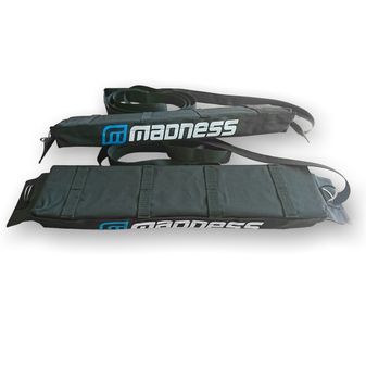 MADNESS Boardbag PE Silver 7.6 Funboard Daybag Surfboard Tasche Flat Bag 