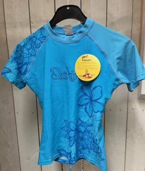 Dakien Rashguard Woman Ljusblå med mönster Medium (Restparti)