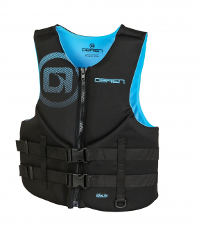 Obrien Mens Traditional Life Jacket Cyan