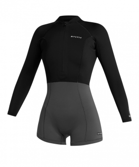 Mystic Lunar Longarm Shorty 2/2mm Bzip Women Black