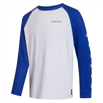 Mystic Bolt L/S Quickdry White / Blue