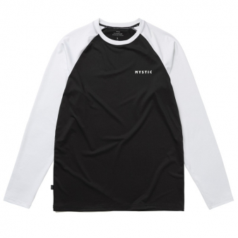 Mystic Bolt L/S Quickdry Black/White