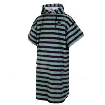 Mystic Poncho Velours AOP Grey Blue