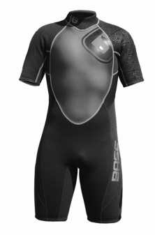 Våtdräkt Base Std Shorty Herr Svart