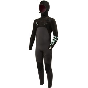 Vissla 7 Seas Boys 5-4-3 Full Hooded Chest Zip