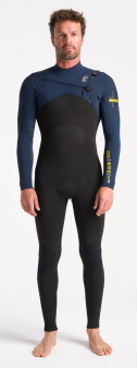 Våtdräkt Herr 4/3 C-Skins NuWave Session GBS Chest Zip 