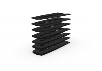 Starboard Parts - UCS - 7 pcs angle spacers - Aluminium