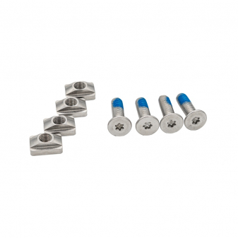 Core Foil Mastbase Slot Nut + Screw Set