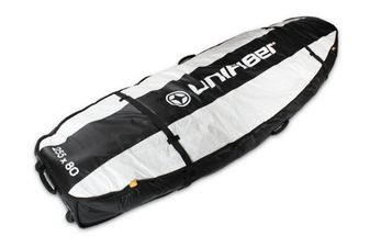 Unifiber Double Pro Boardbag 255 x 80 with XL Wheels