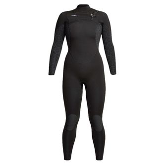 XCEL 4/3 Womens Comp Black Flower
