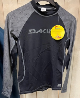 Dakine Rashguard Svart Grå Large (Restparti)