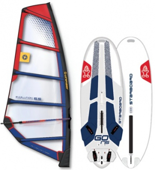 Komplett set nivå 2-4 Starboard Go (Utveckling/Freeride)