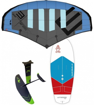 Wingfoil, paket med Starboard hård bräda & Reptile foil