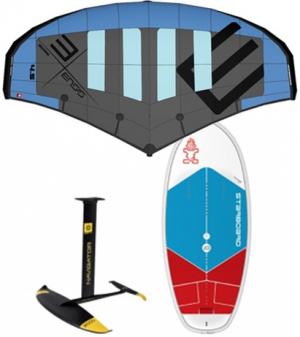 Wingfoil, paket med Starboard hård bräda & Unifiber foil