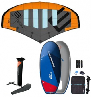 Wingfoil, paket med Starboard uppblåsbar bräda 