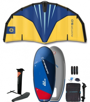 Wingfoil, paket med Starboard uppblåsbar bräda 
