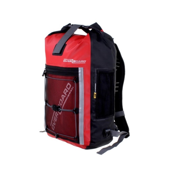 Overboard Backpack Pro 30 liter röd (vattentät ryggsäck) i gruppen SUP / SUP tillbehör / Vattentäta väskor SUP hos Surfspot Sweden AB (overpro30red)