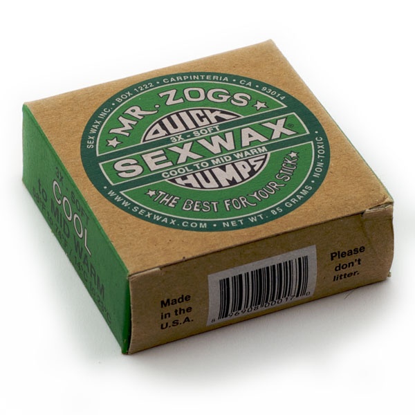 Surfvax SexWax x3-Green i gruppen Vågsurf / Tillbehör Vågsurf, Skim- och Bodyboard / Vax hos Surfspot Sweden AB (sexwx3)