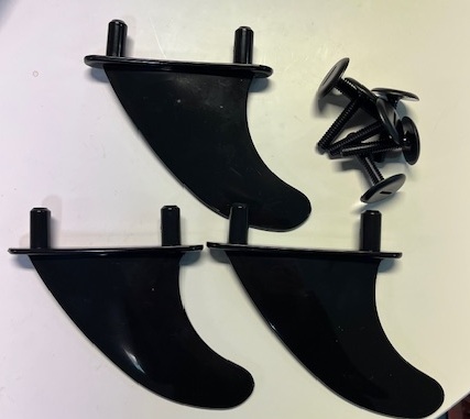 Softboardfenor 3st (Restparti) i gruppen Vågsurf / Tillbehör Vågsurf, Skim- och Bodyboard / Fenor för vågsurf hos Surfspot Sweden AB (softrest)