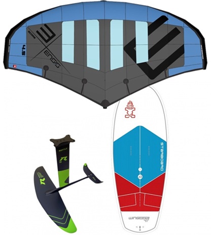 Wingfoil, paket med Starboard hård bräda & Reptile foil i gruppen Foil / Wingfoil / Foilpaket Wingfoil hos Surfspot Sweden AB (stareptilehard)