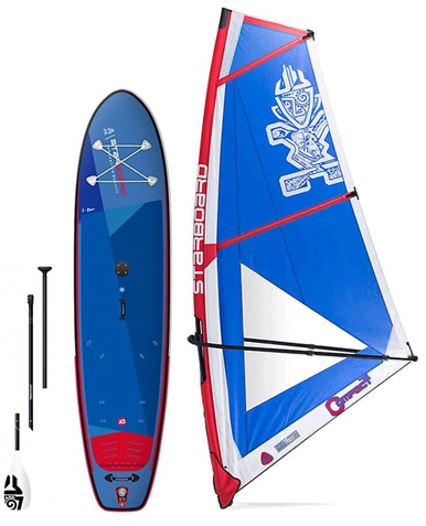 Starboard Windsup Waterman paket nivå 1-3 (uppblåsbar) i gruppen SUP / SUP brädor hos Surfspot Sweden AB (starwaterp)